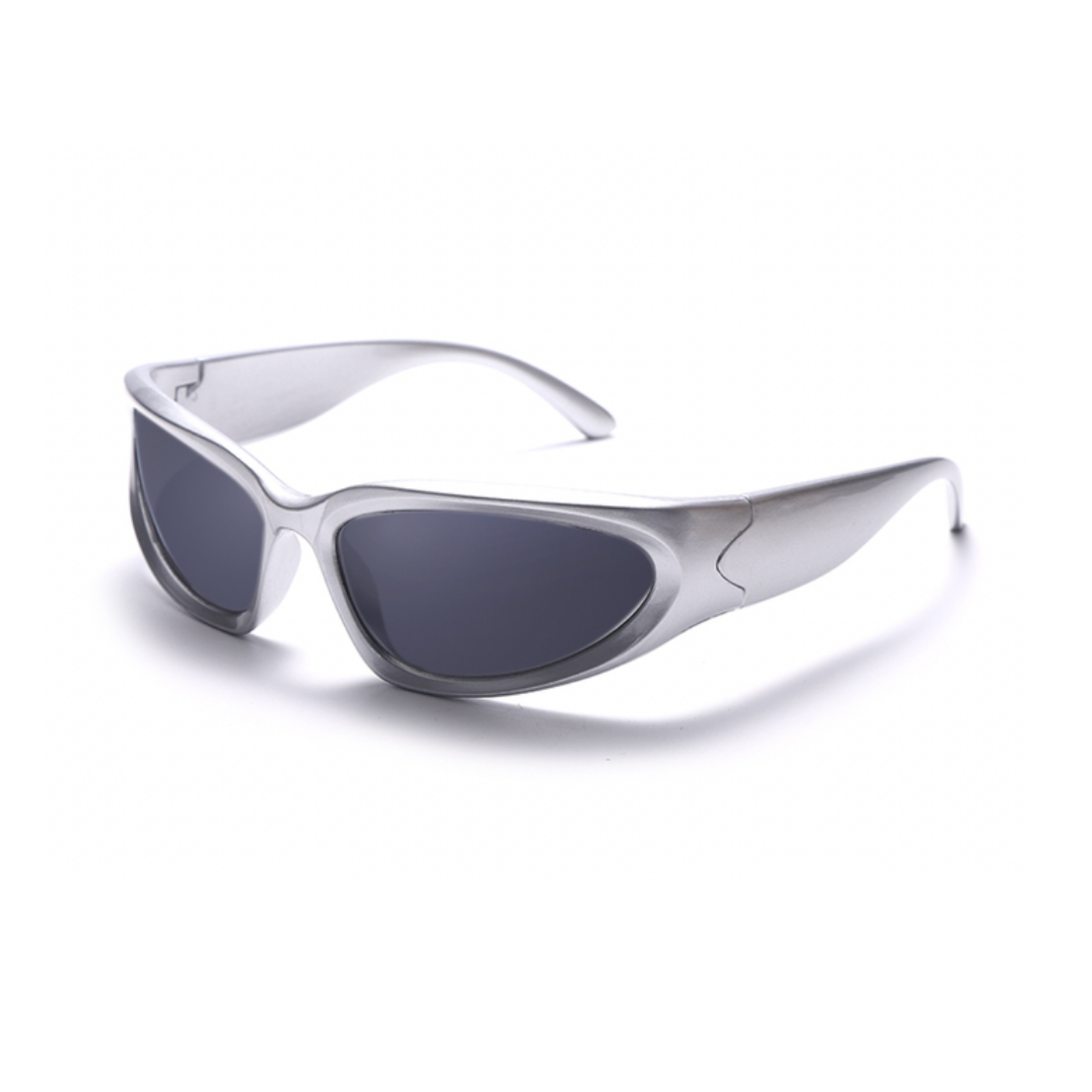 Zuma Silver Wrap Around Sunglasses – ShopDuper